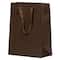 JAM Paper Large Chocolate Brown Matte Heavy Duty Kraft Gift Bags, 3ct.
